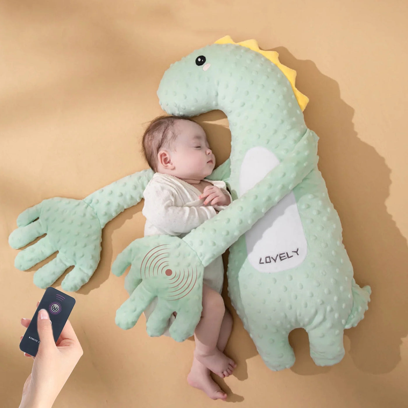 Baby Sleeping Patting Doll Mood Soothing Hand Pillow