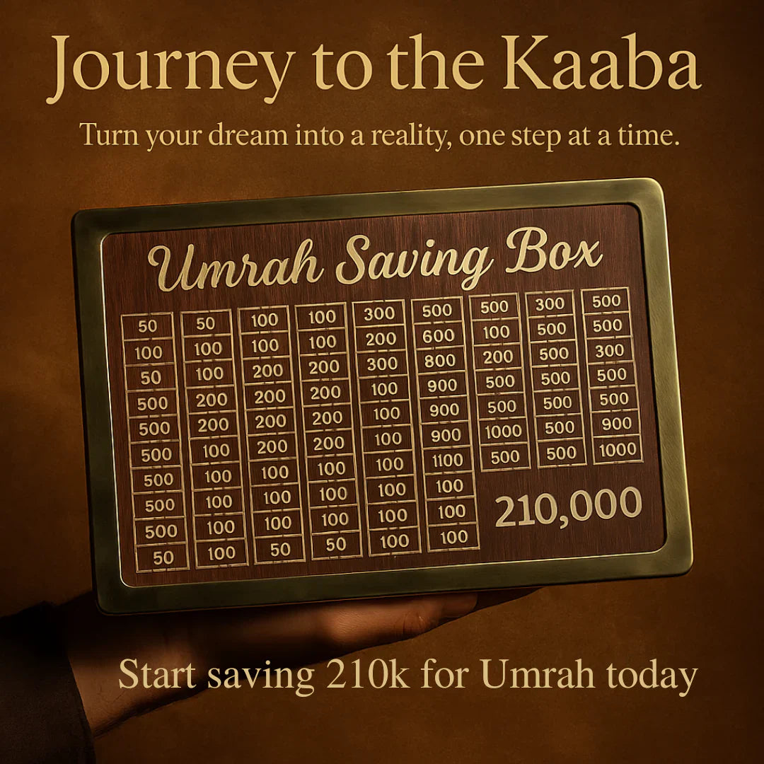 Umrah & Hajj Savings Box - One Step Closer Each Day